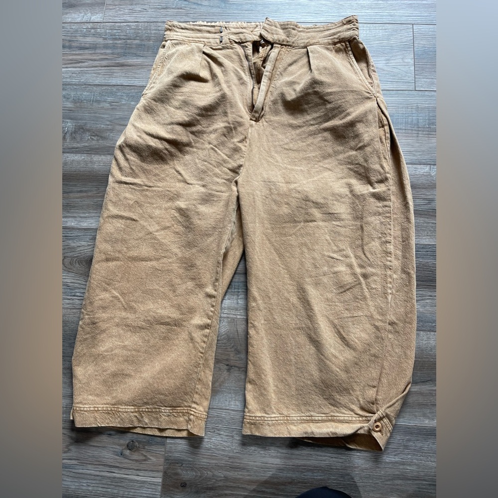 Free People Large cool harbor wide leg pants